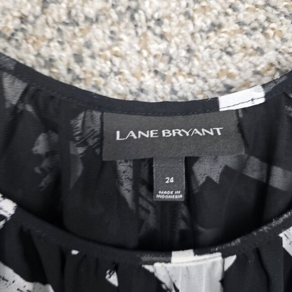 Lane Bryant Top Womens Plus 24 Black Camisole Sleeveless Adjustable Strap Ladies - Picture 6 of 7